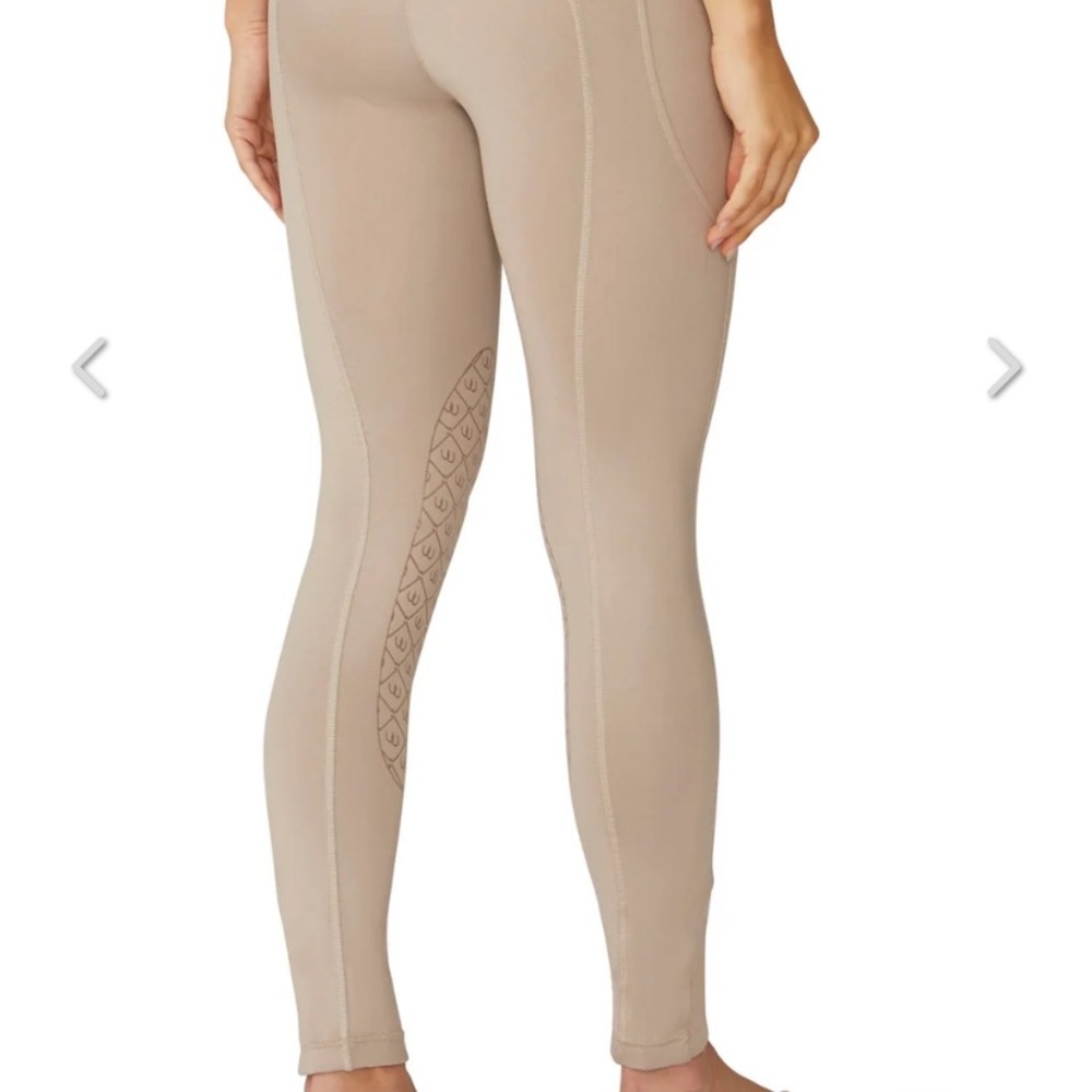 Women's Tan Riding Pants - Picture 2 of 6